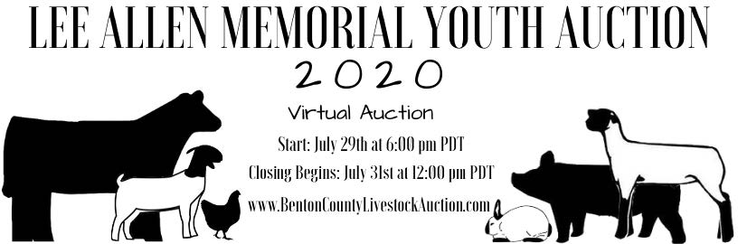 2020 Lee Allen Memorial Auction Instruction Header
